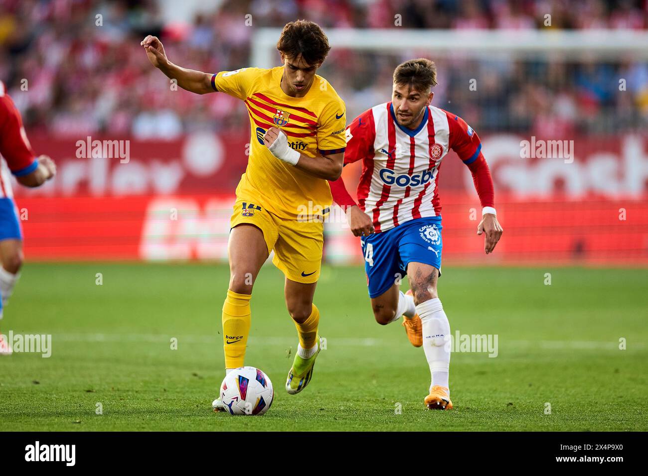 Giron, Espagne. 04 mai 2024. GIRON, ESPAGNE - 4 MAI : Joao Felix du FC Barcelone lors du match Liga EA Sports entre Girona FC et FC Barcelone à l'Estadi Montilivi le 4 mai 2024 à Giron, Espagne crédit : DAX images/Alamy Live News Banque D'Images