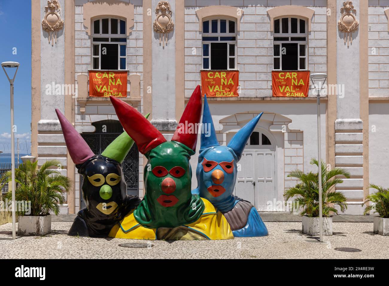 Musée du Carnaval, Casa do Carnaval da Bahia dans le quartier Pelourinho, Salvador, Bahia, Brésil Banque D'Images