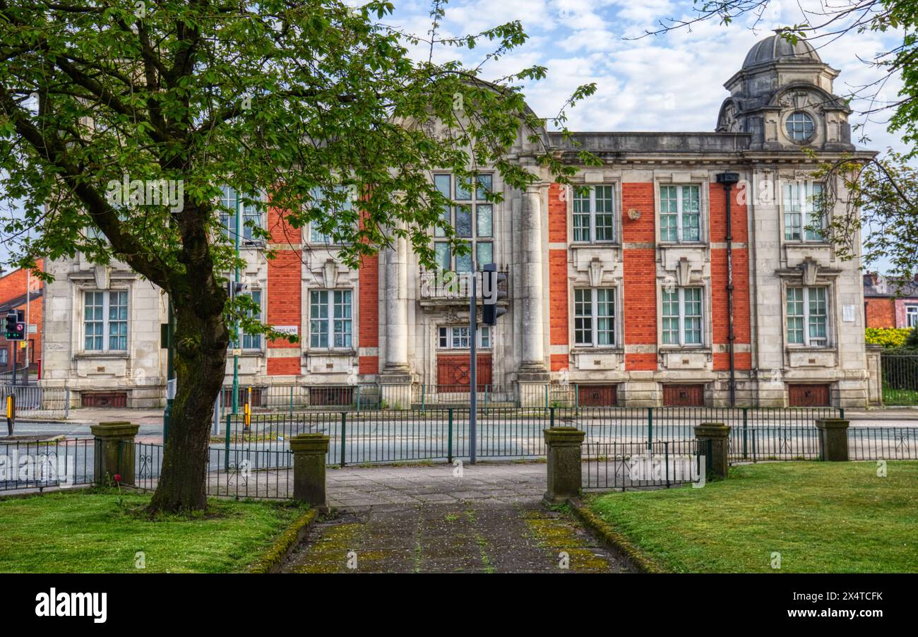 Radcliffe Town Hall, Radcliffe, Lancashire, Angleterre, Royaume-Uni Banque D'Images