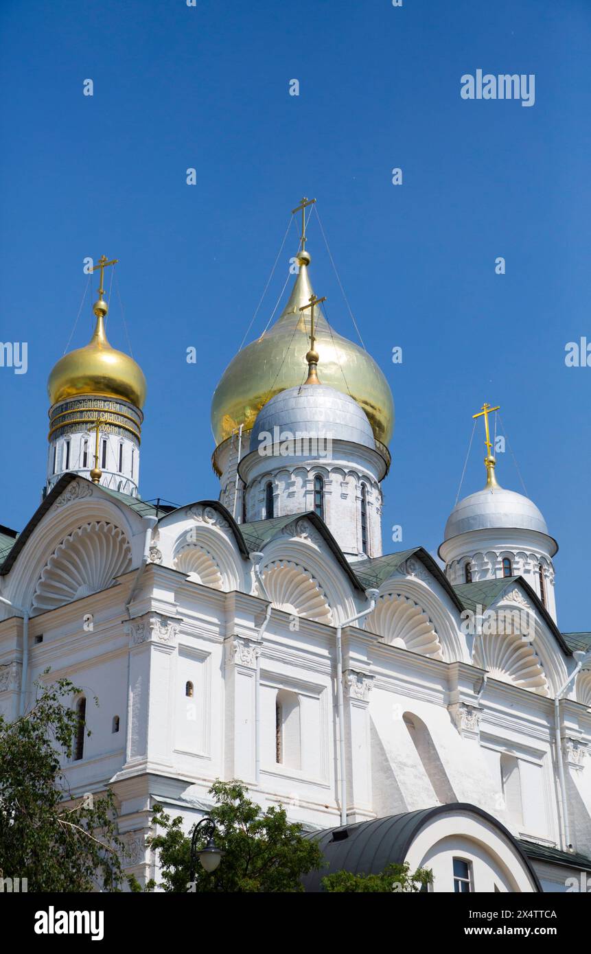 Cathédrale de l'archange, Kremlin, UNESCO World Heritage Site, Moscou, Russie Banque D'Images