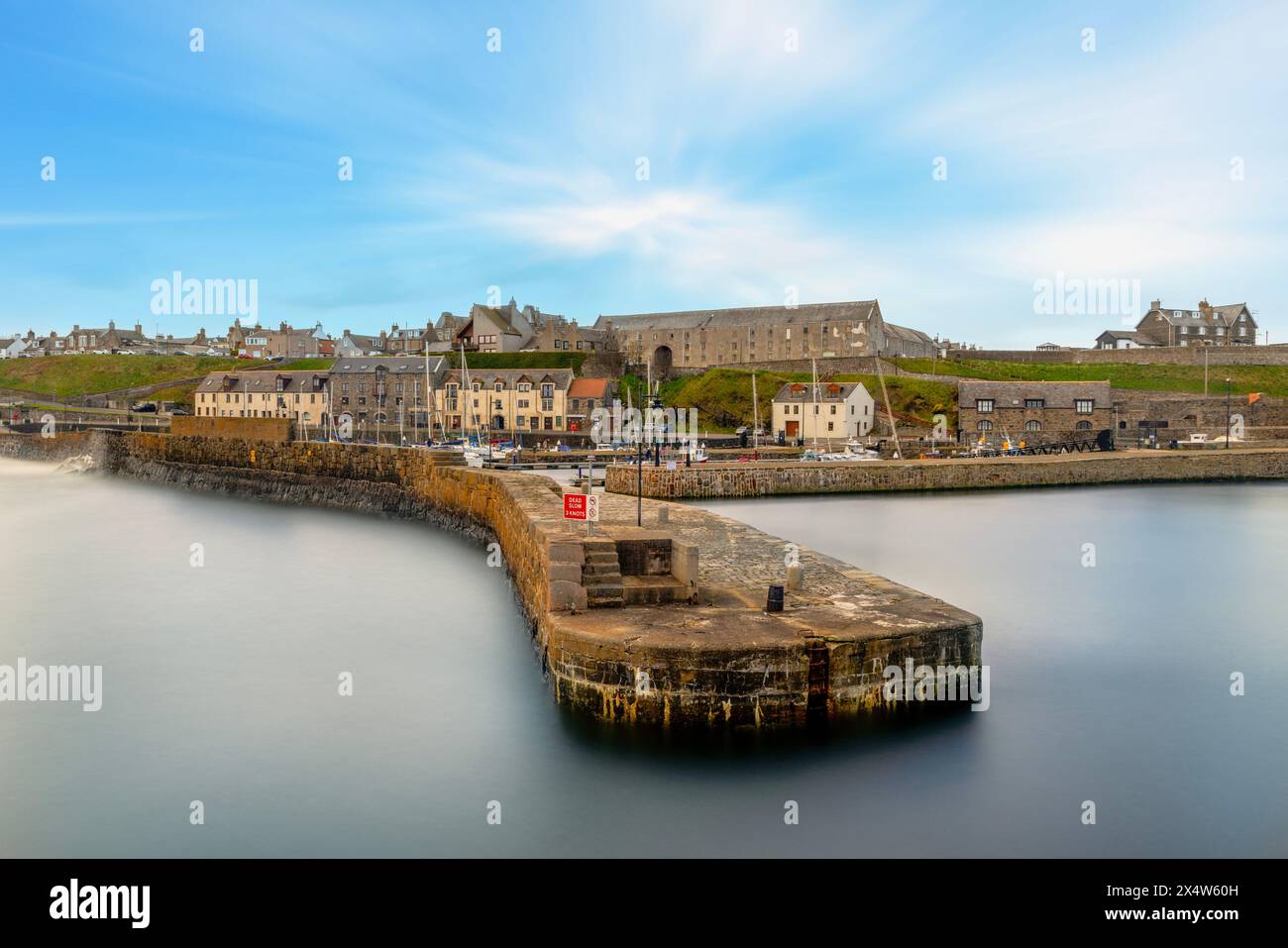 Le port historique de Banff, Aberdeenshire, Écosse Banque D'Images