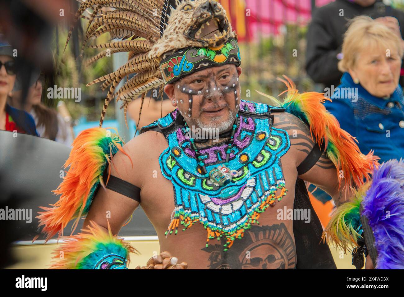 Santa Monica, États-Unis. 04 mai 2024. Patrimoine culturel mexicain-américain diversité, Cinco de Mayo est la célébration annuelle de la victoire du Mexique sur le second Empire français à la bataille de Puebla en 1862. (Photo d'Alberto Sibaja/Pacific Press) crédit : Pacific Press Media production Corp./Alamy Live News Banque D'Images