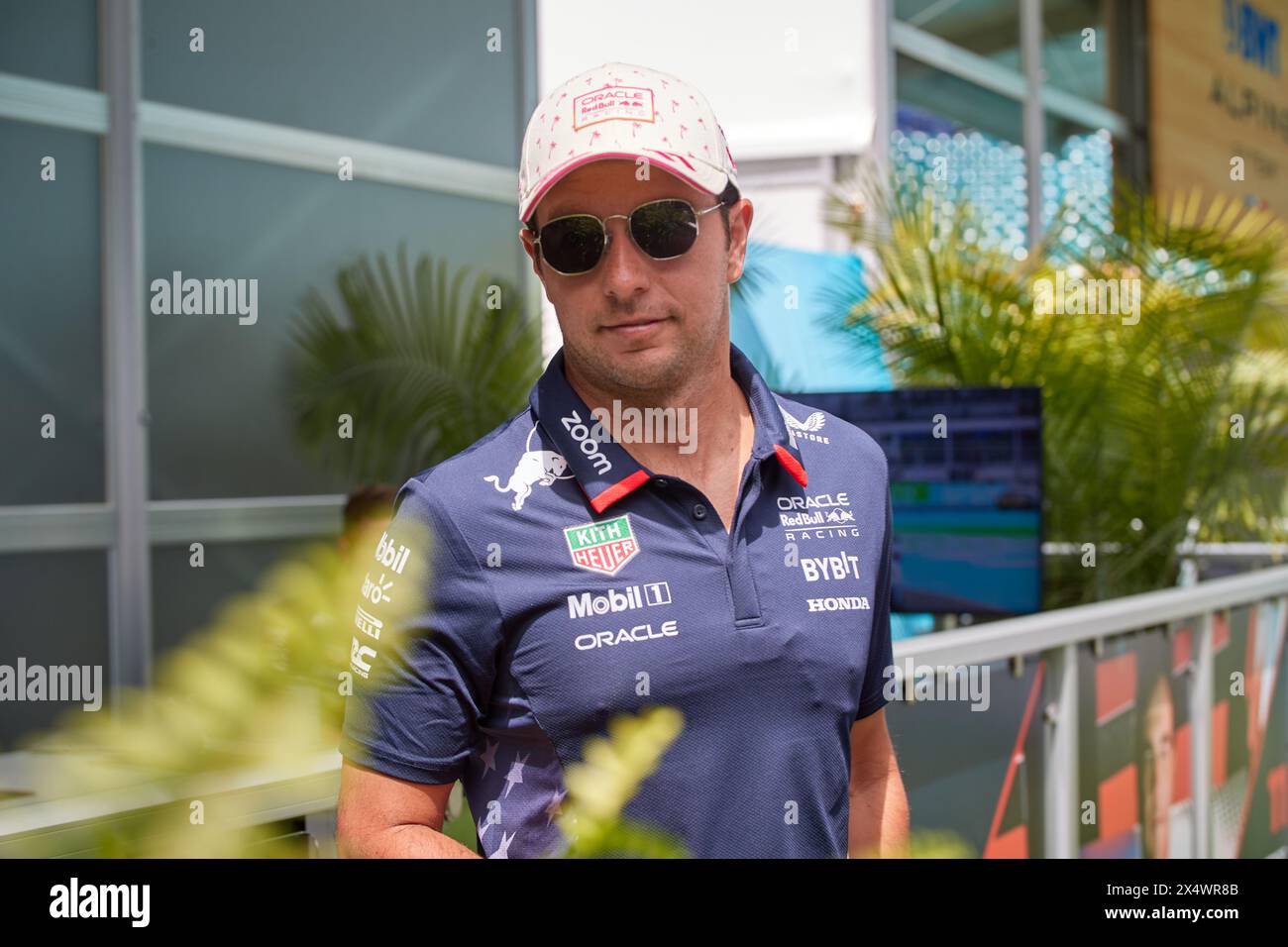 Miami Gardens, Floride, États-Unis. 5 mai 2024. 11 Sergio Perez (MEX) Red Bull Racing. Jour de la course. F1 Miami GP à Miami Autodrome à Miami Gardens, Floride, États-Unis. Crédit : Yaroslav Sabitov/YES Market Media/Alamy Live News. Banque D'Images