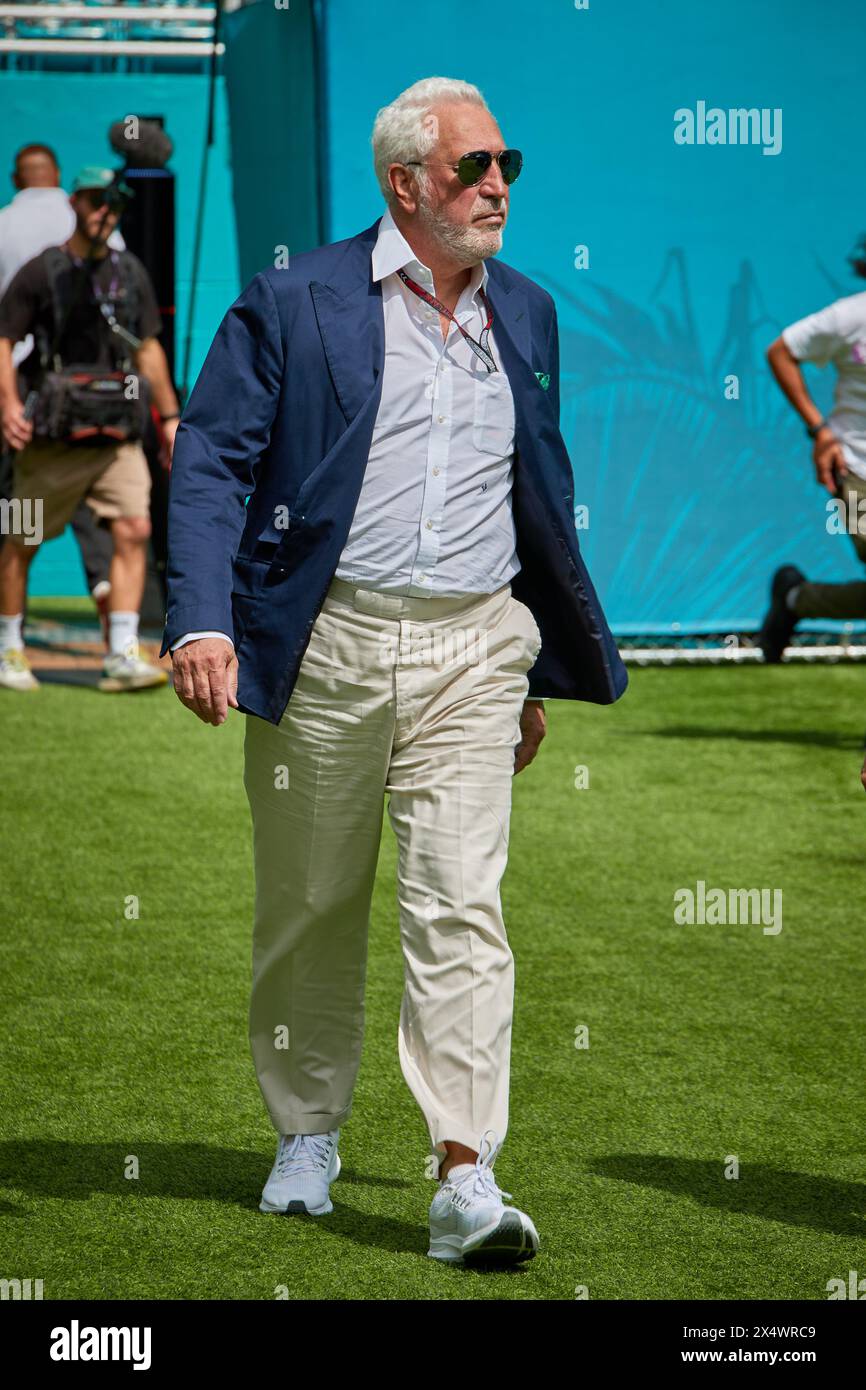 Miami Gardens, Floride, États-Unis. 5 mai 2024. Lawrence Walk. Jour de la course. F1 Miami GP à Miami Autodrome à Miami Gardens, Floride, États-Unis. Crédit : Yaroslav Sabitov/YES Market Media/Alamy Live News. Banque D'Images