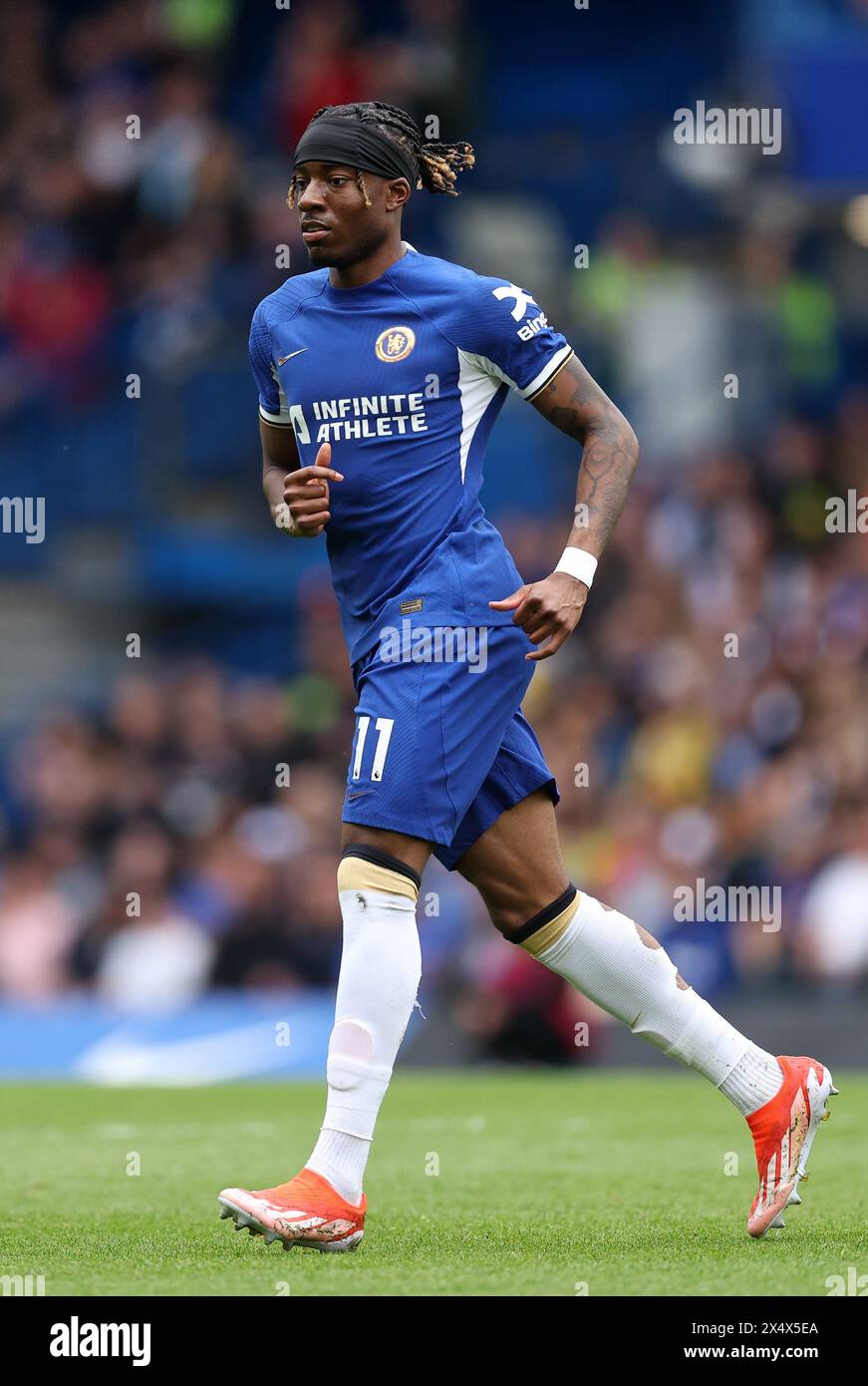 Londres, Royaume-Uni. 5 mai 2024. Noni Madueke de Chelsea lors du match de premier League à Stamford Bridge, Londres. Le crédit photo devrait se lire comme suit : David Klein/Sportimage crédit : Sportimage Ltd/Alamy Live News Banque D'Images
