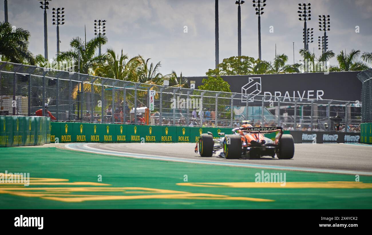 Miami Gardens, Floride, États-Unis. 5 mai 2024. Race. F1 Miami GP à Miami Autodrome à Miami Gardens, Floride, États-Unis. Crédit : Yaroslav Sabitov/YES Market Media/Alamy Live News. Banque D'Images