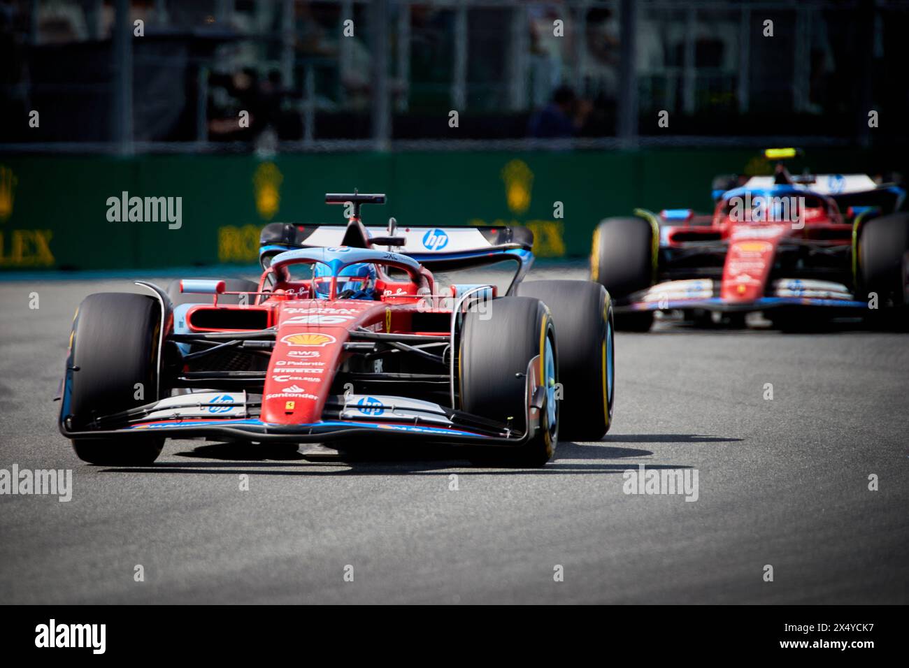 Miami Gardens, Floride, États-Unis. 5 mai 2024. Race. F1 Miami GP à Miami Autodrome à Miami Gardens, Floride, États-Unis. Crédit : Yaroslav Sabitov/YES Market Media/Alamy Live News. Banque D'Images