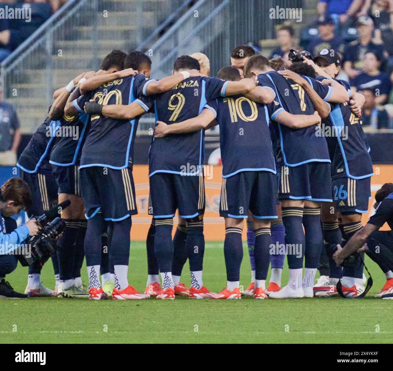 Match MLS entre Philadelphia Union et Seattle Sounders FC à Subaru Park. Banque D'Images