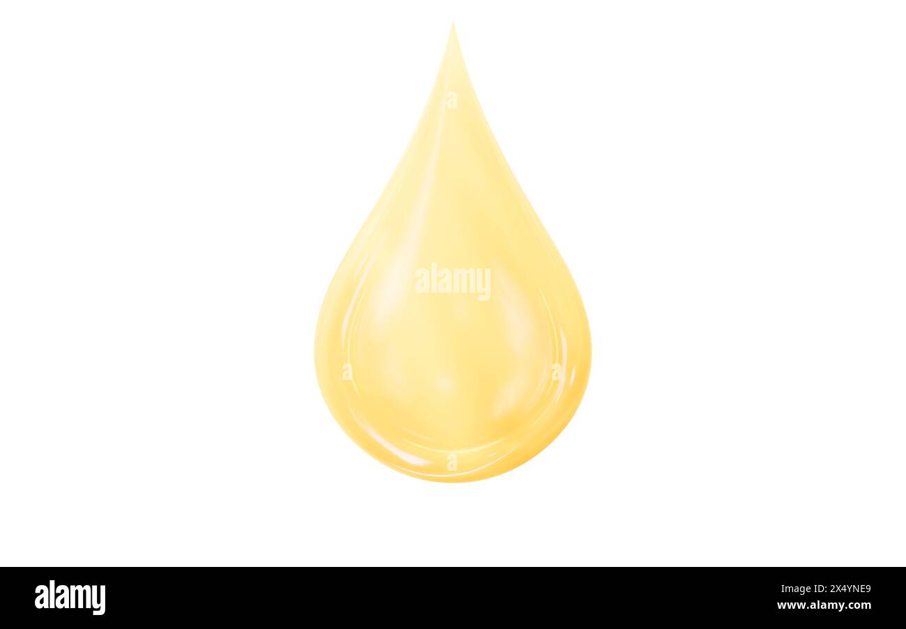 Sérum biologique, soin de la peau et concept biomédical, rendu 3D. illustration 3d. Banque D'Images