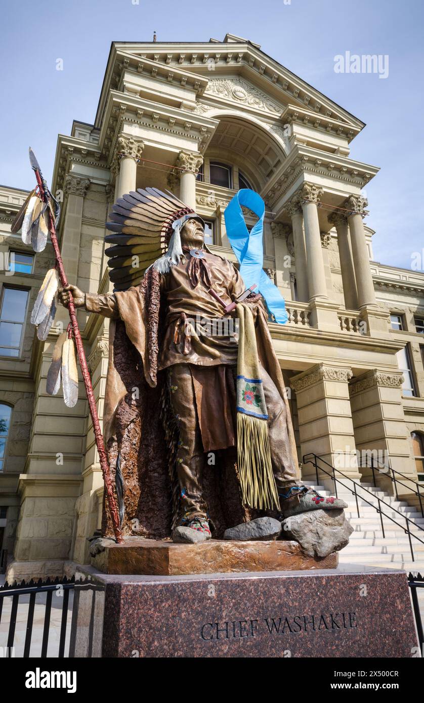 Wyoming, Capitole de l'État, bureau du gouvernement de l'État à Cheyenne, Wyoming, États-Unis Banque D'Images