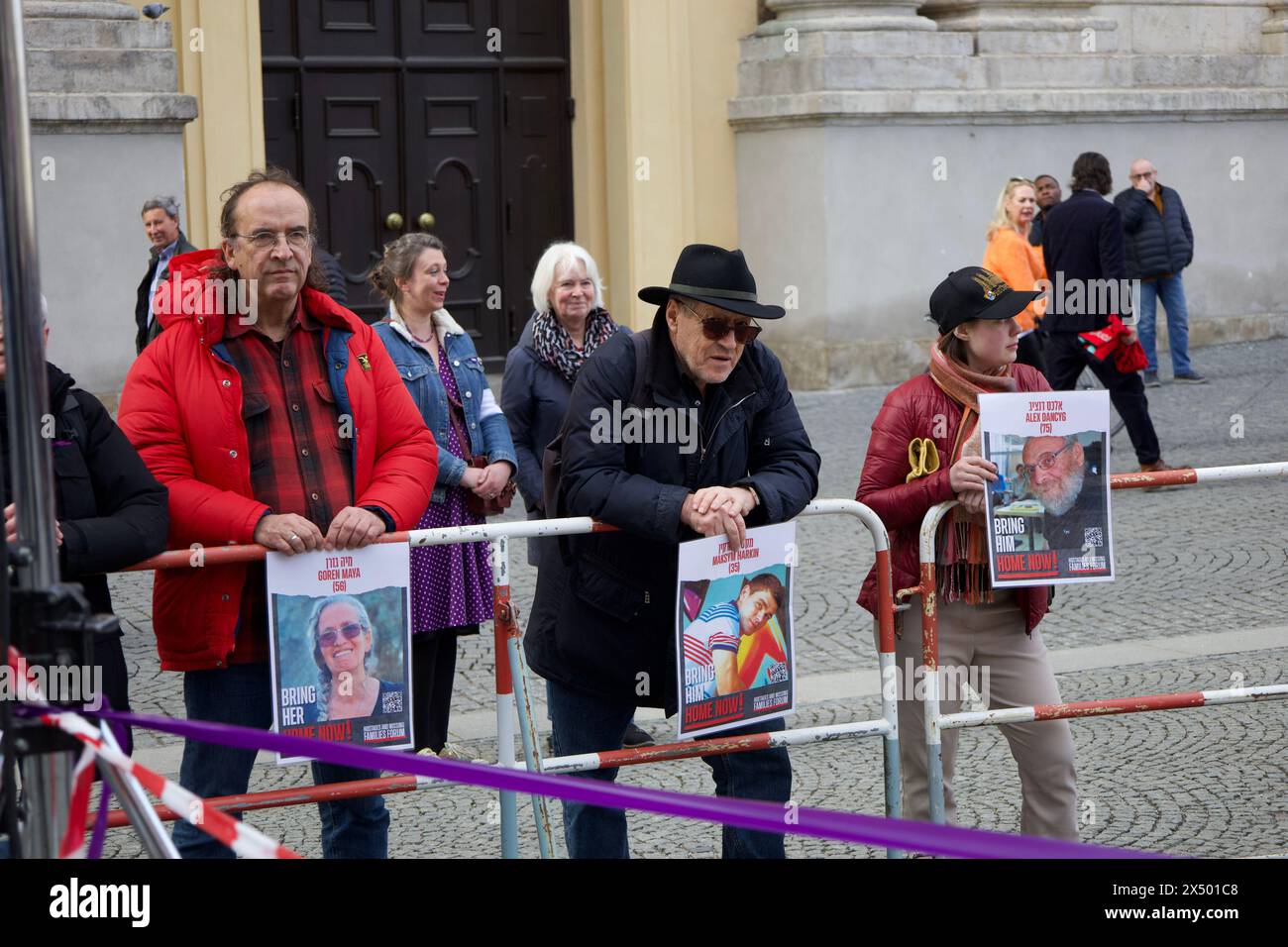 Munich, Allemagne, 18 février 2024. Demo "solidarité avec Israël". Banque D'Images