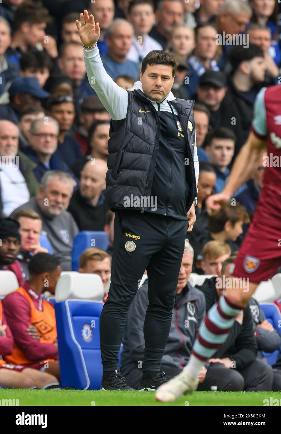 05 mai 2024 - Chelsea v West Ham United - premier League - Stamford Bridge. Mauricio Pochettino, directeur de Chelsea. Image : Mark pain / Alamy Live News Banque D'Images