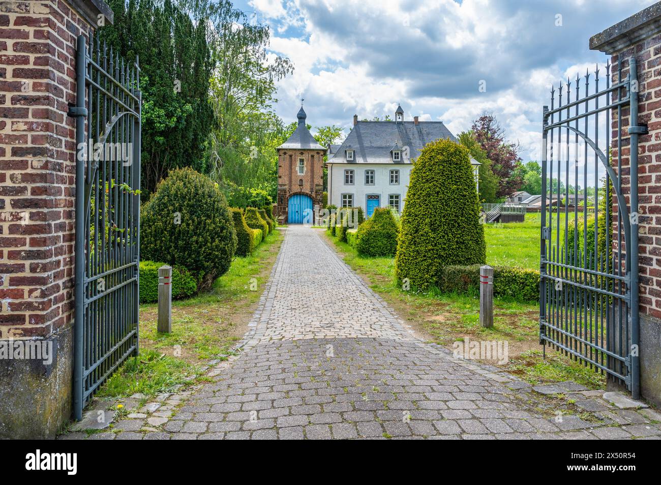 Presbytère Saint Martinus à Wezemaal, Belgique. Banque D'Images