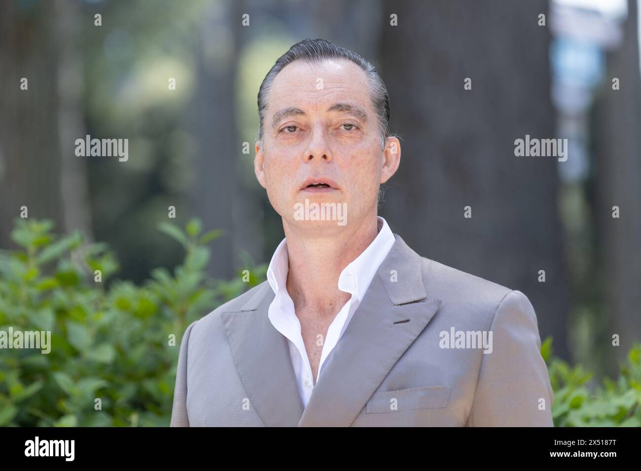 6 mai 2024, Rome, Italie : L'acteur italien Maurizio Lombardi assiste à la photoconférence du film 'Vangelo secondo Maria' à la Casa del Cinema à Rome (crédit image : © Matteo Nardone/Pacific Press via ZUMA Press Wire) USAGE ÉDITORIAL SEULEMENT! Non destiné à UN USAGE commercial ! Banque D'Images