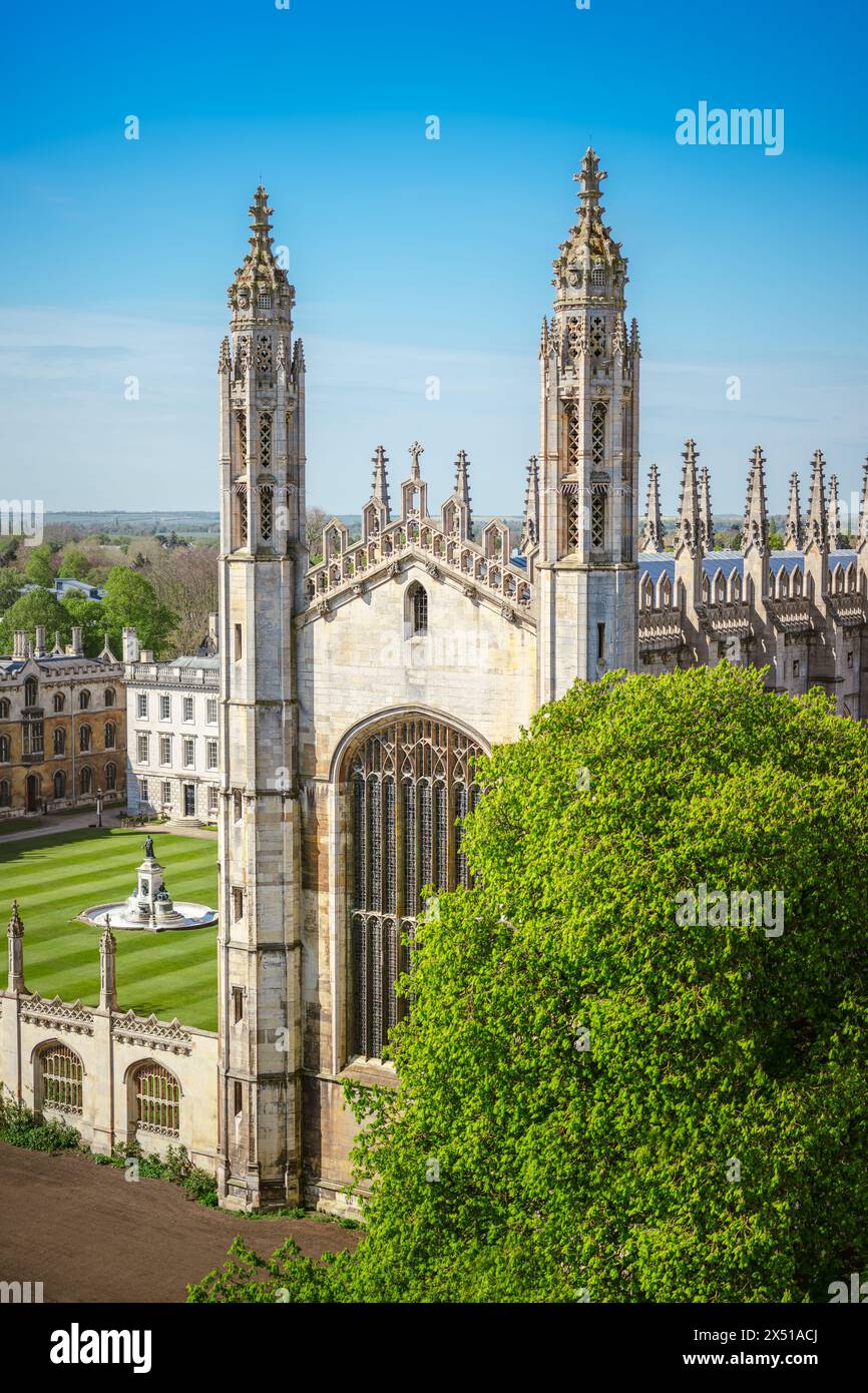 La chapelle du collège des rois de cambridge, Royaume-Uni Banque D'Images