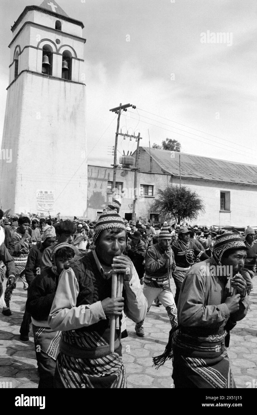Festival Tinku, Macha Bolivie Banque D'Images