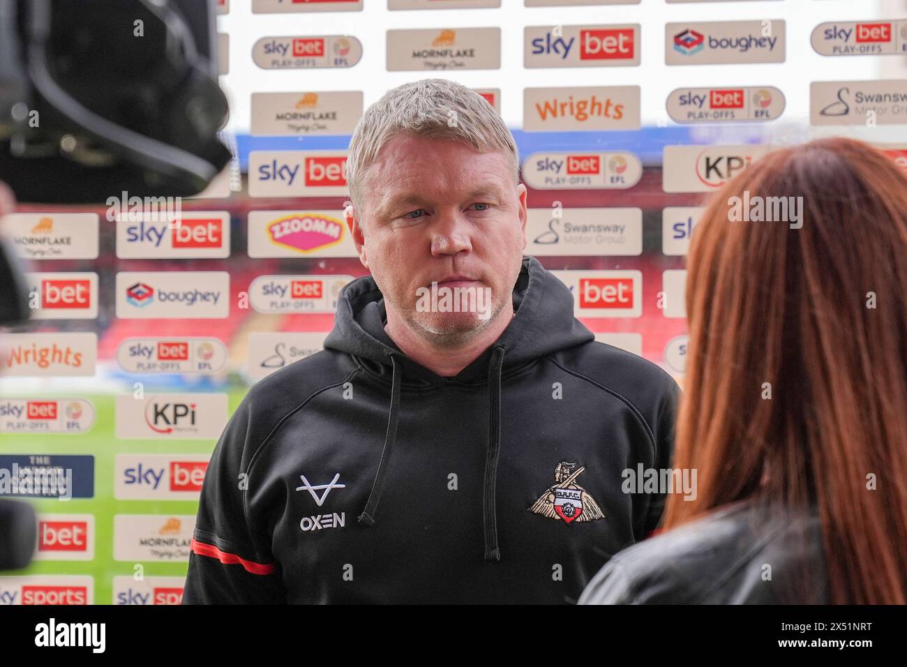 Crewe, Royaume-Uni. 06 mai 2024. Le manager des Doncaster Rovers Grant McCann lors du Crewe Alexandra FC v Doncaster Rovers FC SKY BET EFL League 2 Play-Off demi-finale 1re manche au Mornflake Stadium, Crewe, Angleterre, Royaume-Uni le 6 mai 2024 Credit : Every second Media/Alamy Live News Banque D'Images