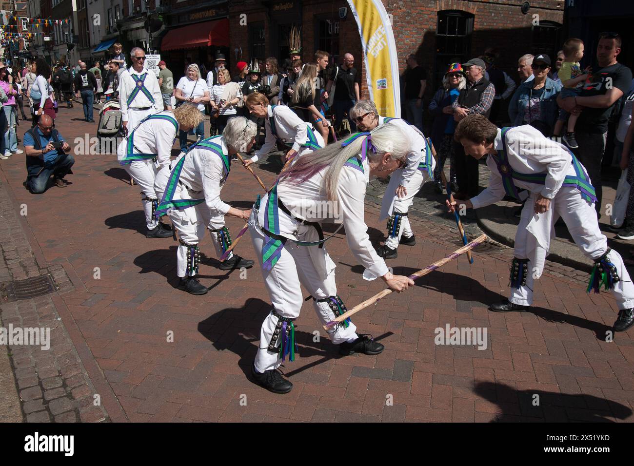 Festival balaie Rochester Kent Banque D'Images