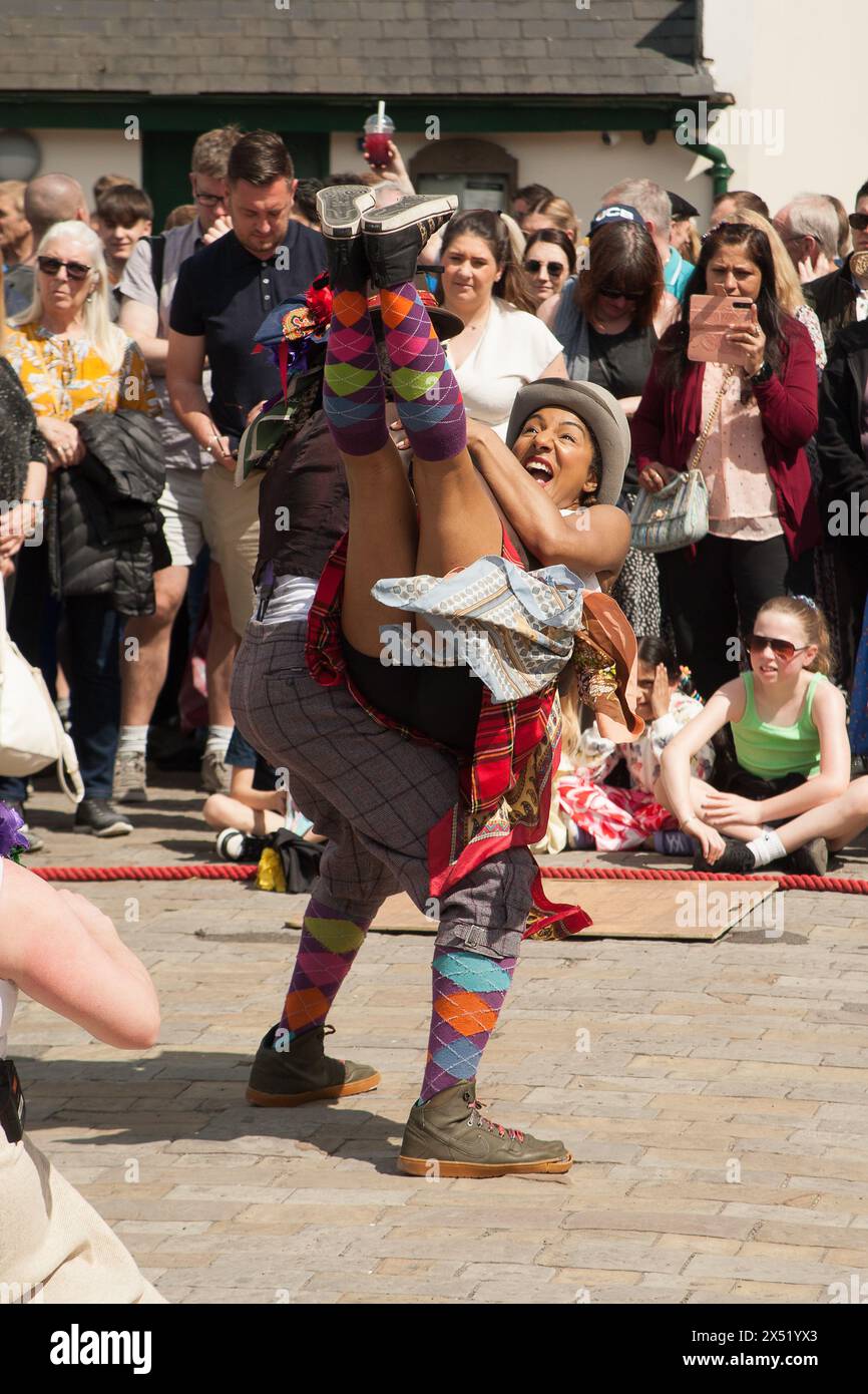 Folkdance Remixed Sweeps Festival Rochester Kent Banque D'Images