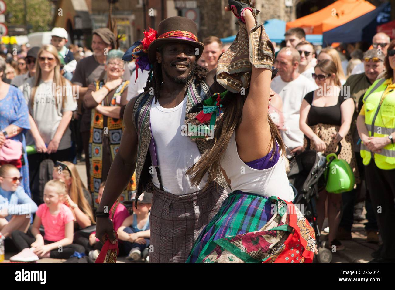 Folkdance Remixed Sweeps Festival Rochester Kent Banque D'Images