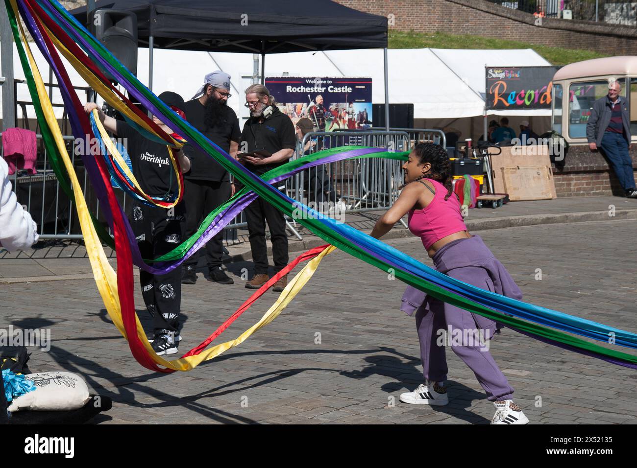 Folkdance Remixed Sweeps Festival Rochester Kent Banque D'Images