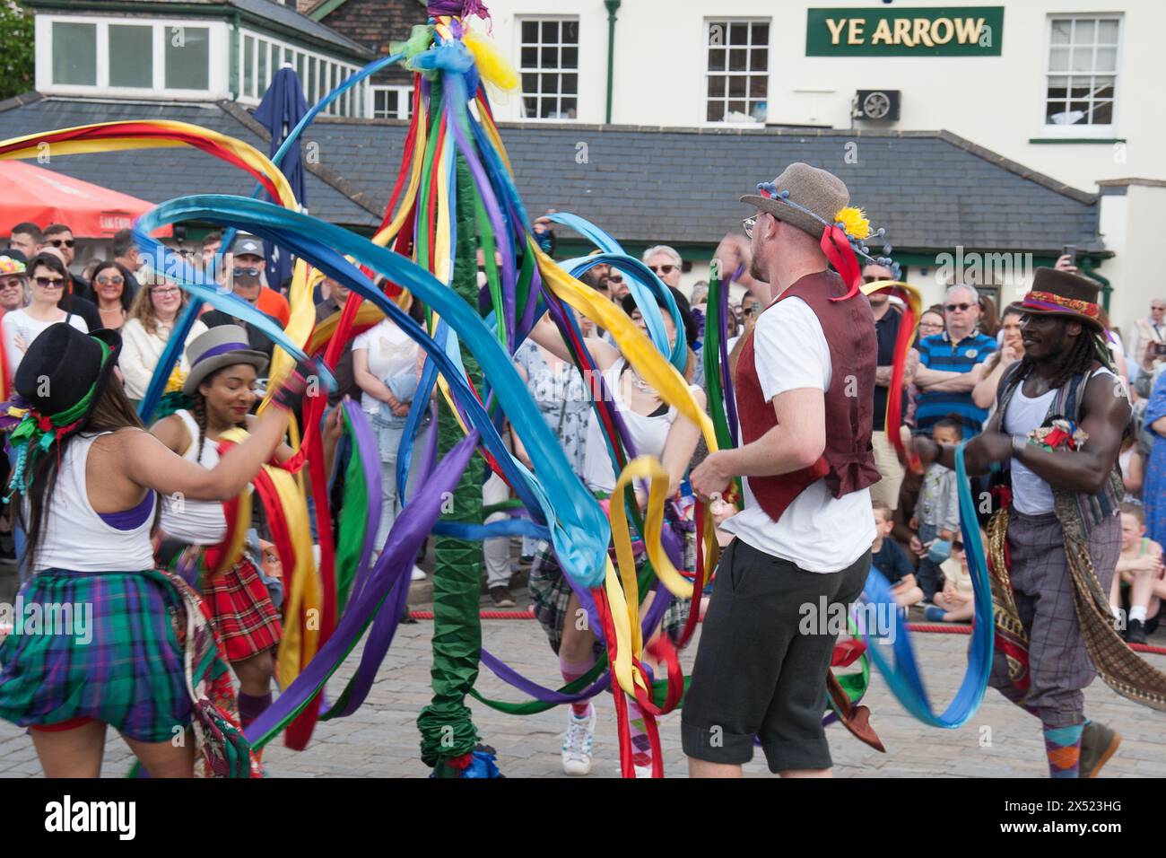 Folkdance Remixed Sweeps Festival Rochester Kent Banque D'Images