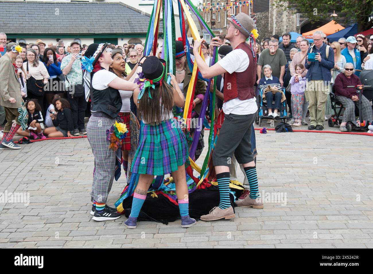 Folkdance Remixed Sweeps Festival Rochester Kent Banque D'Images