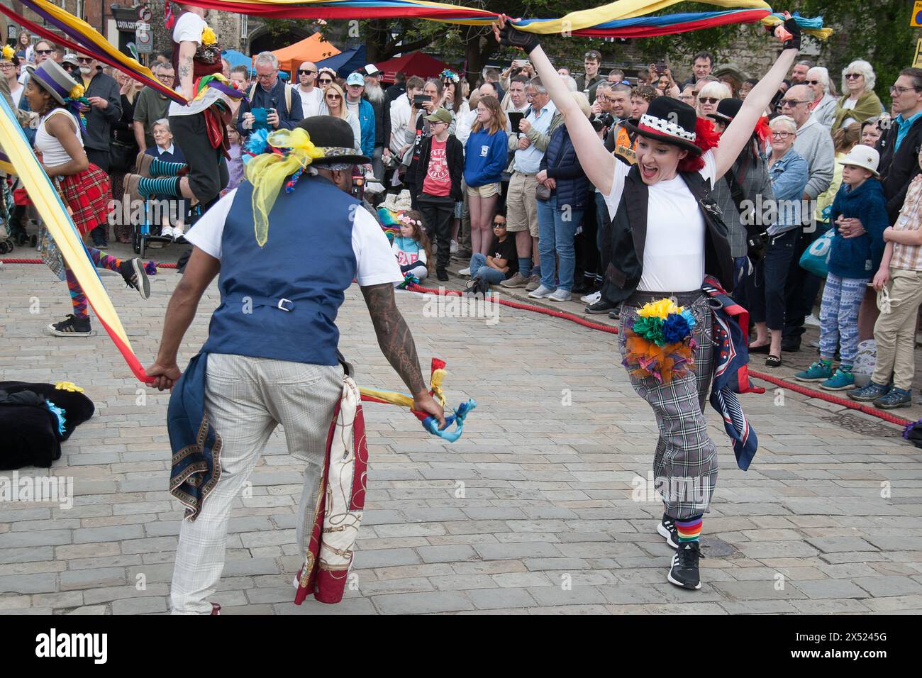 Folkdance Remixed Sweeps Festival Rochester Kent Banque D'Images