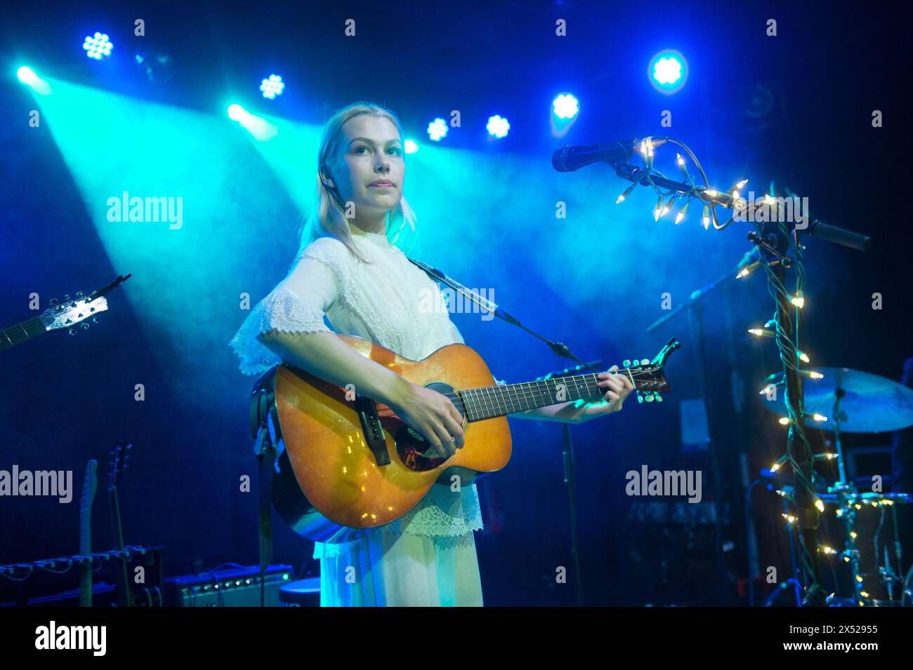 Londres, Royaume-Uni. 21 août 2018. La chanteuse-compositrice américaine Phoebe Bridgers se produit à Scala. Crédit : Justin Ng/Alamy Live News Banque D'Images