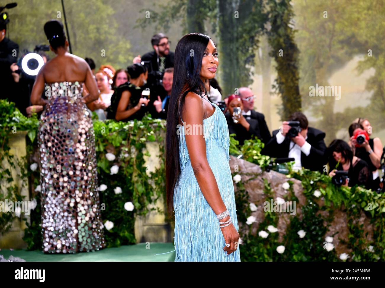 Naomi Campbell participant au Metropolitan Museum of Art costume Institute Benefit Gala 2024 à New York, États-Unis. Date de la photo : lundi 6 mai 2024. Banque D'Images