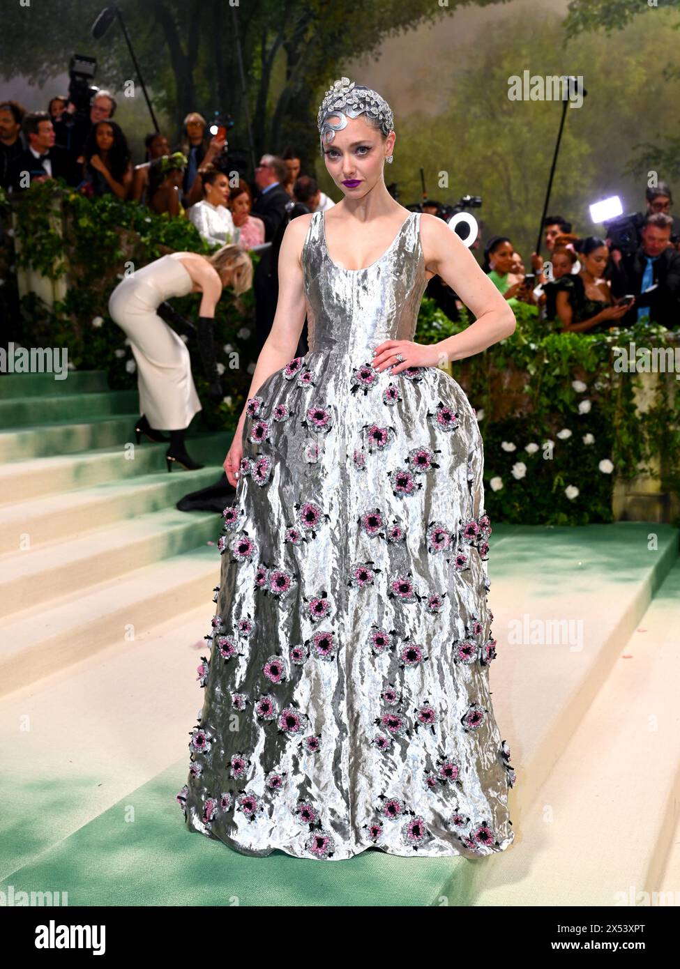 Amanda Seyfried participant au Metropolitan Museum of Art costume Institute Benefit Gala 2024 à New York, États-Unis. Date de la photo : lundi 6 mai 2024. Banque D'Images