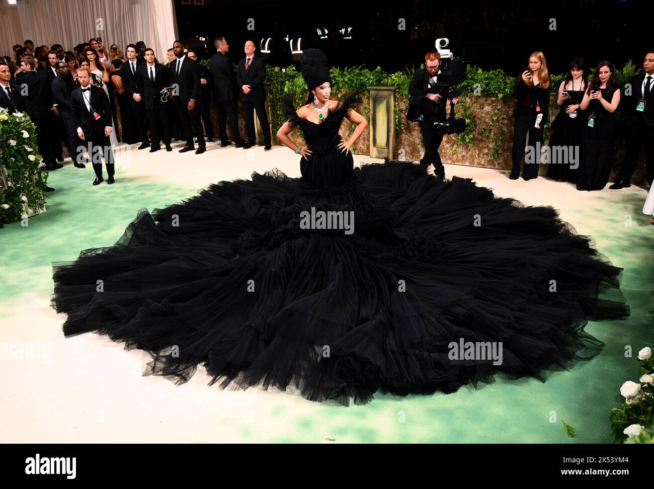 Cardi B participant au Metropolitan Museum of Art costume Institute Benefit Gala 2024 à New York, États-Unis. Date de la photo : lundi 6 mai 2024. Banque D'Images