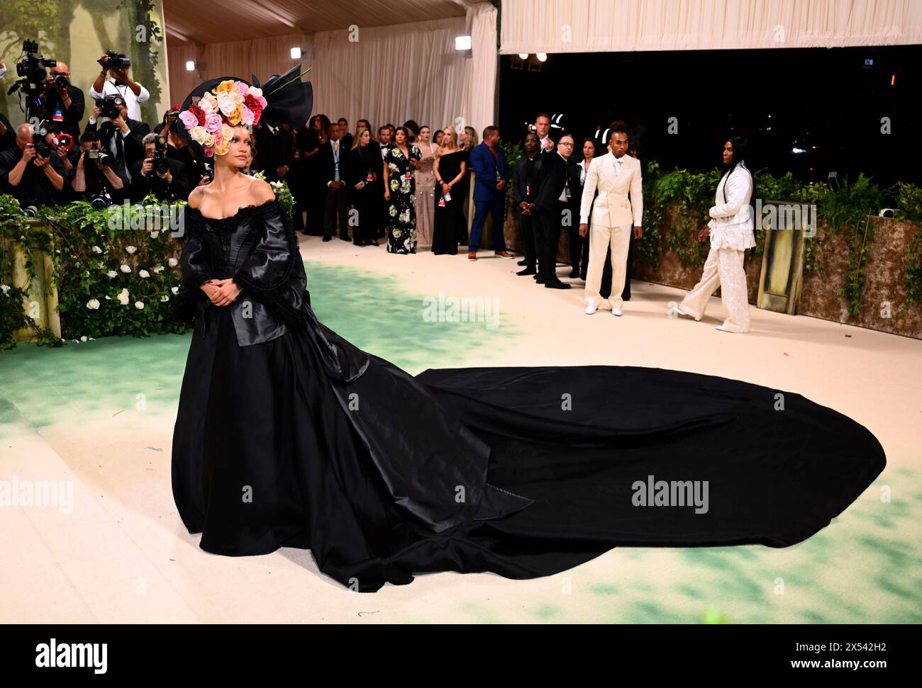 Zendaya participant au Metropolitan Museum of Art costume Institute Benefit Gala 2024 à New York, États-Unis. Date de la photo : lundi 6 mai 2024. Banque D'Images