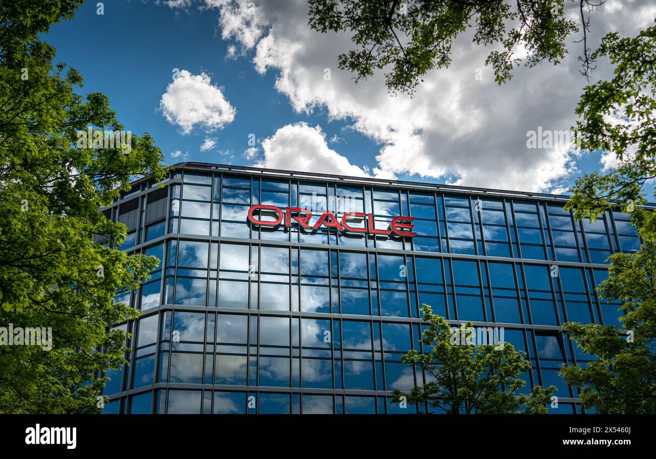 Siège social d'Oracle Corporation à Munich en Allemagne Banque D'Images