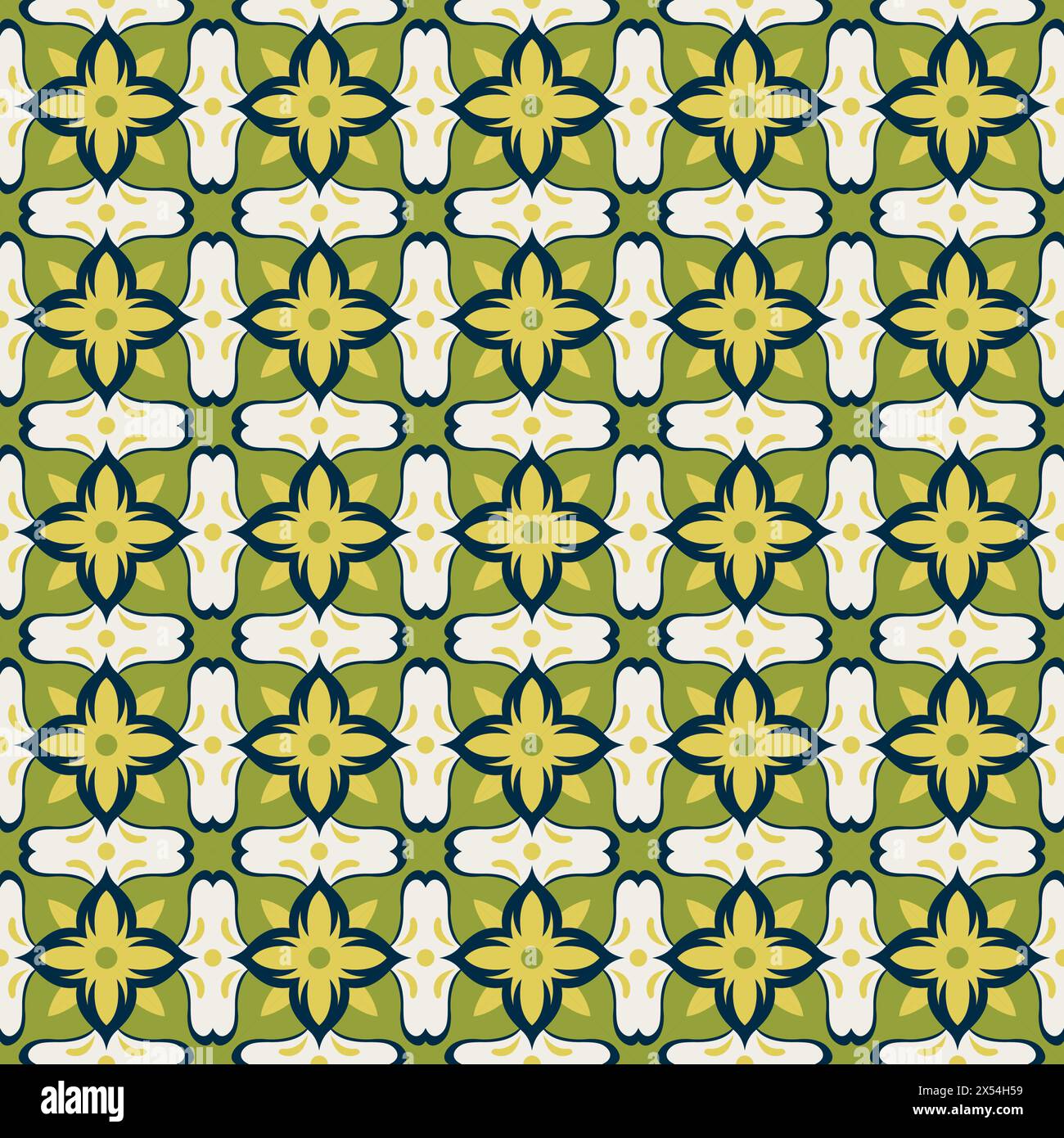 Tuiles décoratives portugaises ornées traditionnelles azulejos. tuile arrière-plan vintage Illustration de Vecteur