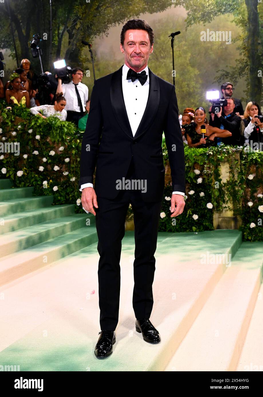 Hugh Jackman participant au Metropolitan Museum of Art costume Institute Benefit Gala 2024 à New York, États-Unis. Date de la photo : lundi 6 mai 2024. Banque D'Images