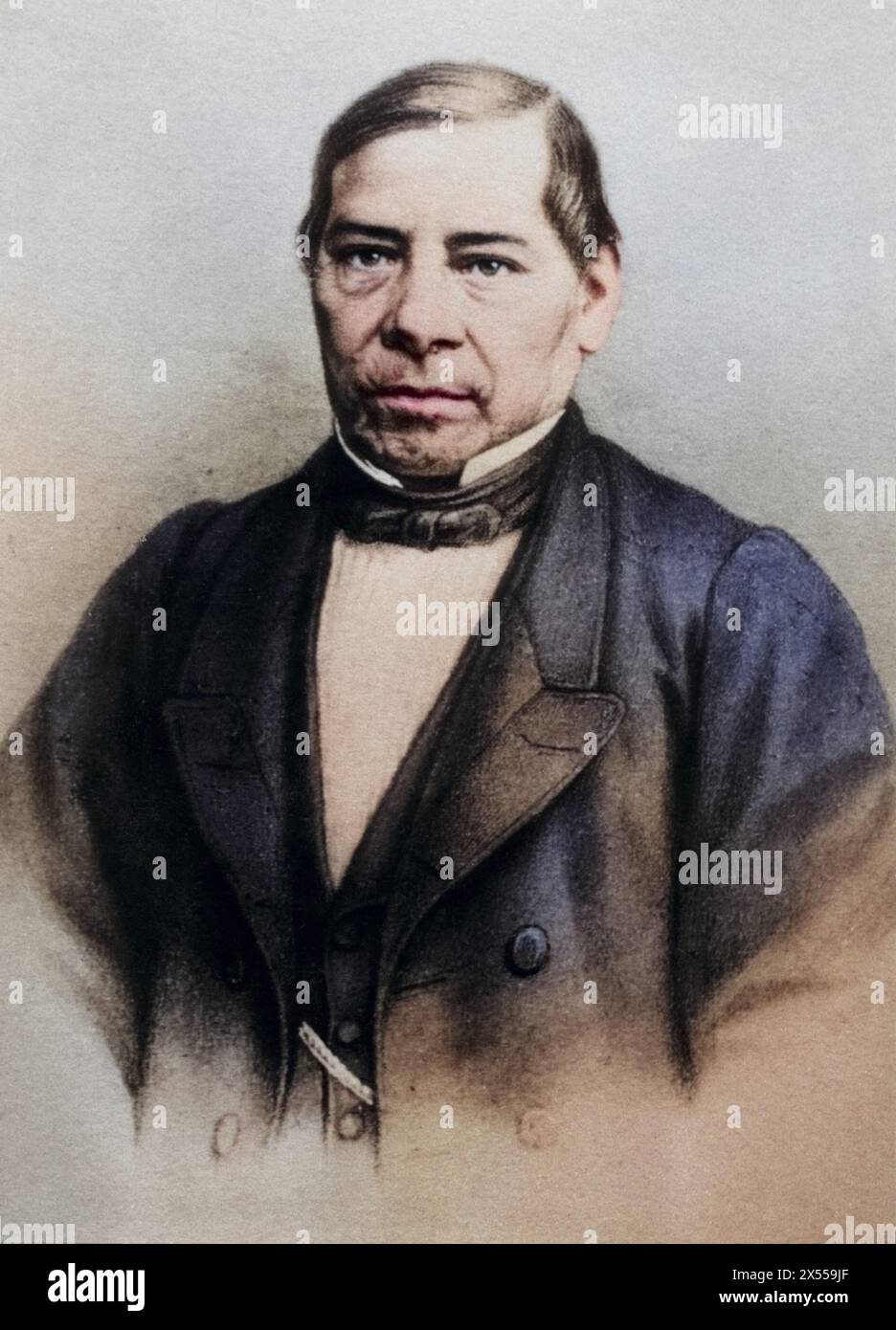 Juarez Garcia, Benito, 21.3.1806 - 18.7,1872, homme politique mexicain, Président du Mexique 1861 - 1872, ADDITIONAL-RIGHTS-LEARANCE-INFO-NOT-AVAILABLE Banque D'Images