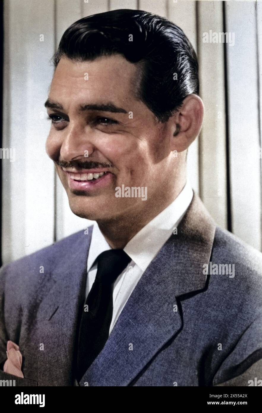 Gable, Clark, 1.2.1901 - 16,11 1960, acteur américain, portrait, circa 1940 , ADDITIONAL-RIGHTS-LEARANCE-INFO-NOT-AVAILABLE Banque D'Images