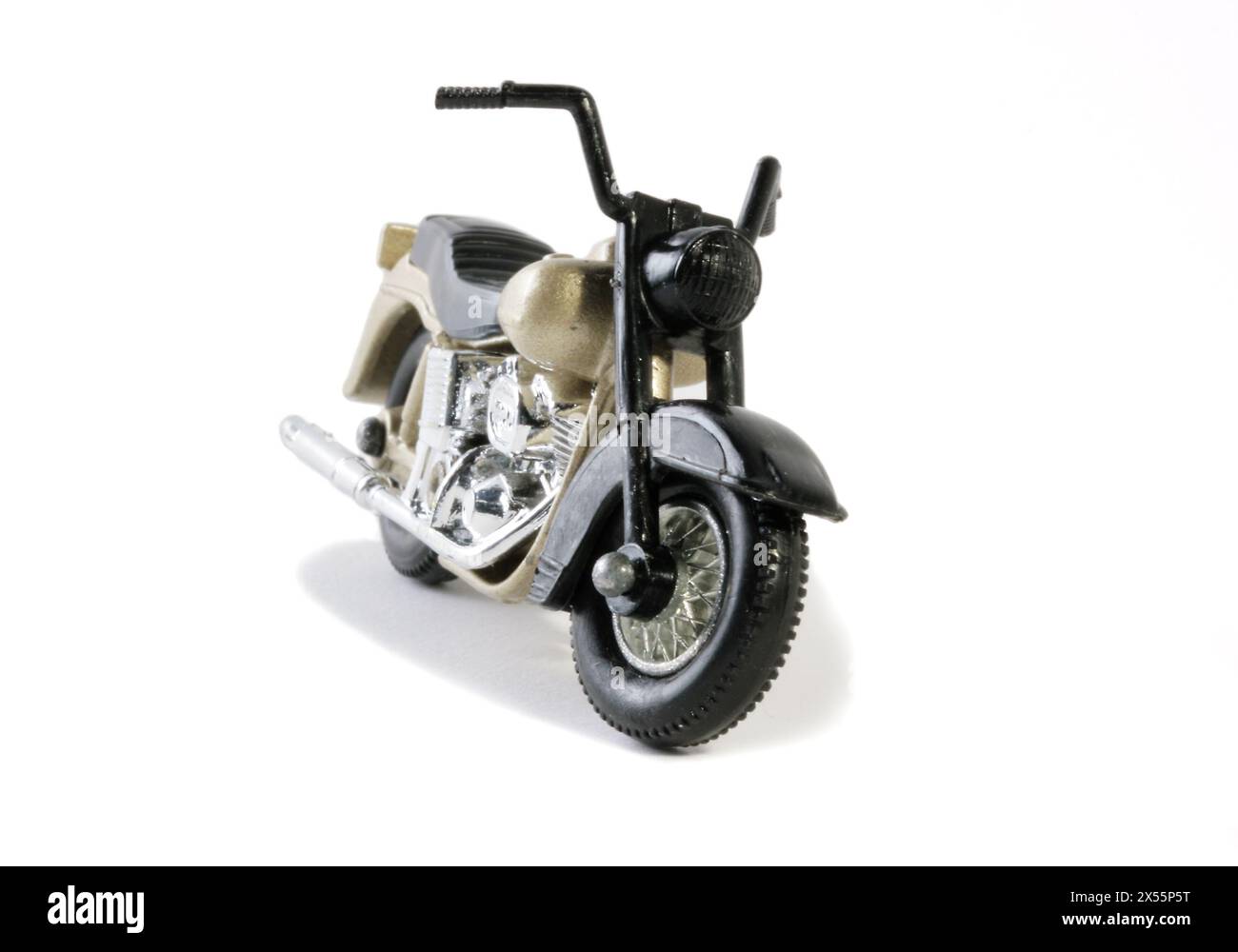 Matchbox modèle moto américaine des années 70 de devant Banque D'Images