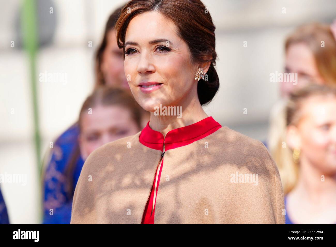 Le roi Frederik X et la reine Marie, ainsi que le couple royal suédois et le couple prince héritier, participent à une visite au Musée nordique de Stockholm, le mardi 7 mai 2024. Au Musée nordique, le couple royal participe à une visite de l'exposition 'Nordbo', qui raconte les gens et la vie dans les pays nordiques au cours des 500 dernières années. Le couple royal plante par la suite un pommier de Graasten. Lundi et mardi, le couple royal danois effectuera sa première visite d’État en Suède. Lors de la visite d’Etat, le couple royal rencontrera entre autres des astronomes danois et suédois Banque D'Images