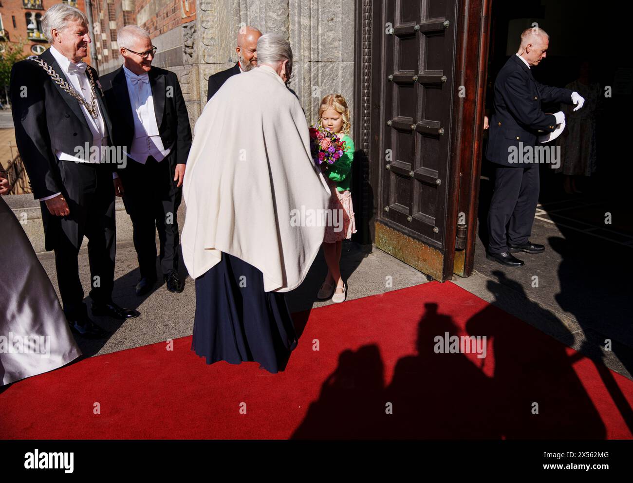 Copenhague, Danemark. 07 mai 2024. La reine Margrethe assiste à la remise des médailles de l'Association des artisans à l'hôtel de ville de Copenhague le mardi 7 mai 2024. Cette année marque le 100e anniversaire de la première remise des médailles à l'hôtel de ville de Copenhague. (Photo : Liselotte Sabroe/Ritzau Scanpix) crédit : Ritzau/Alamy Live News Banque D'Images