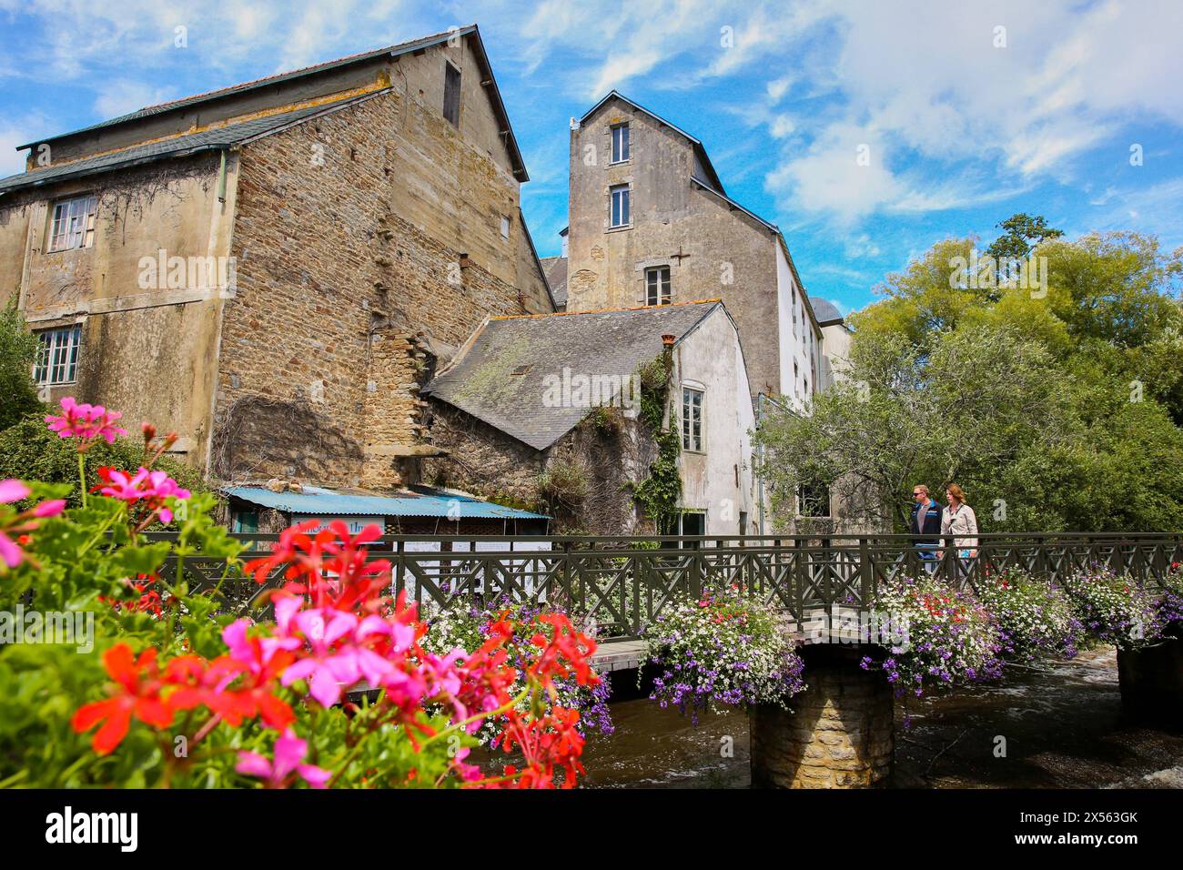 Pont Aven, Finistère, Bretagne, Bretagne, France Banque D'Images Pont Aven, Finistère, Bretagne, Bretagne, France Banque D'Images