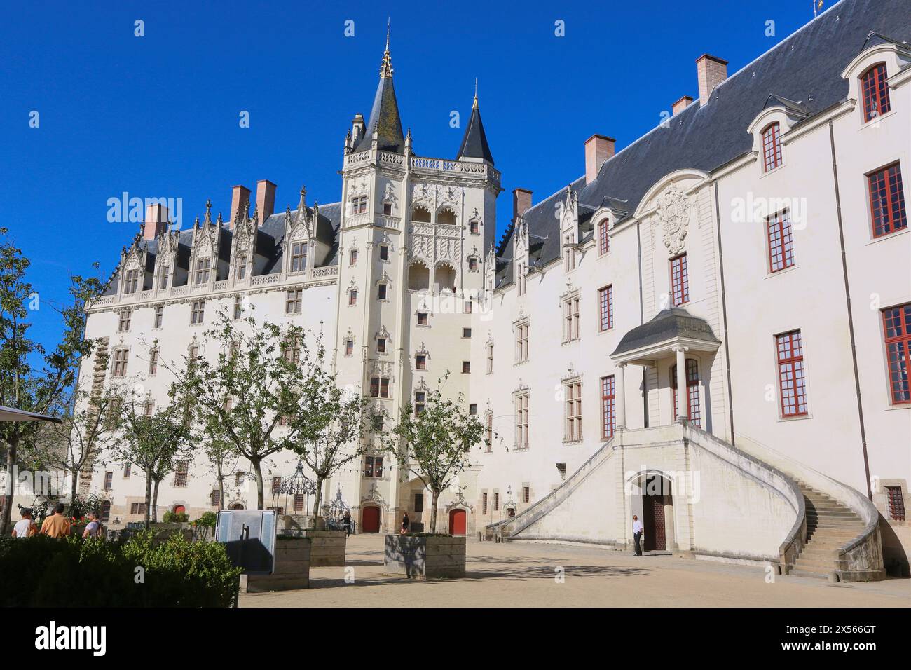 Chateau des Ducs de Bretagne, Nantes, Pays de la Loire, France Banque D'Images