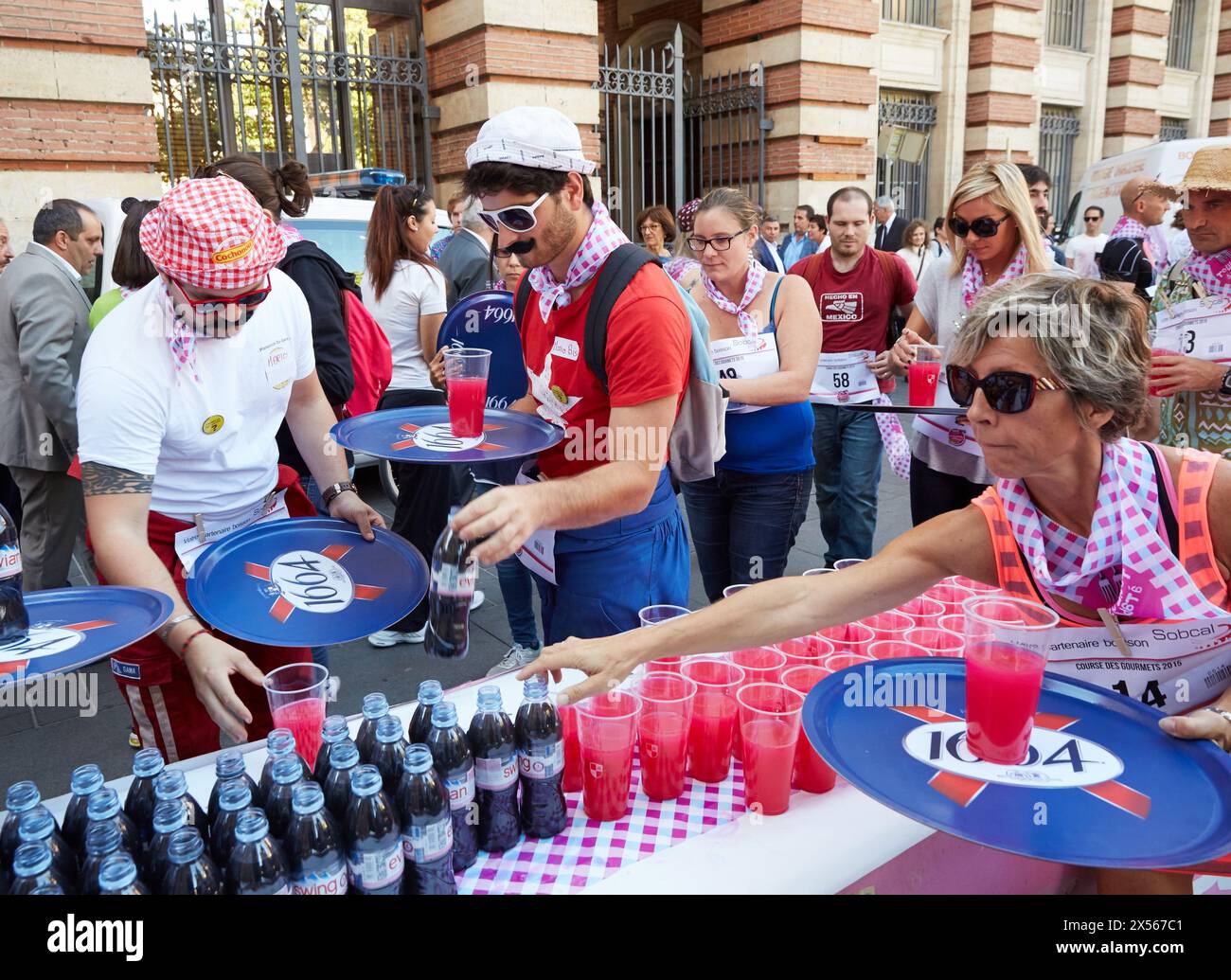 Célébrations et événements sportifs. Toulouse. Haute Garonne. La France. Banque D'Images