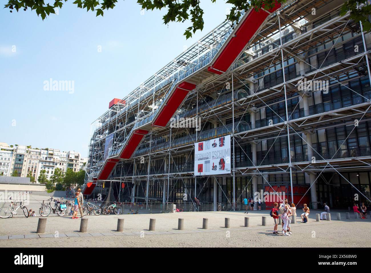 Centre George Pompidou. Musée National d'Art moderne. Paris. France. Banque D'Images