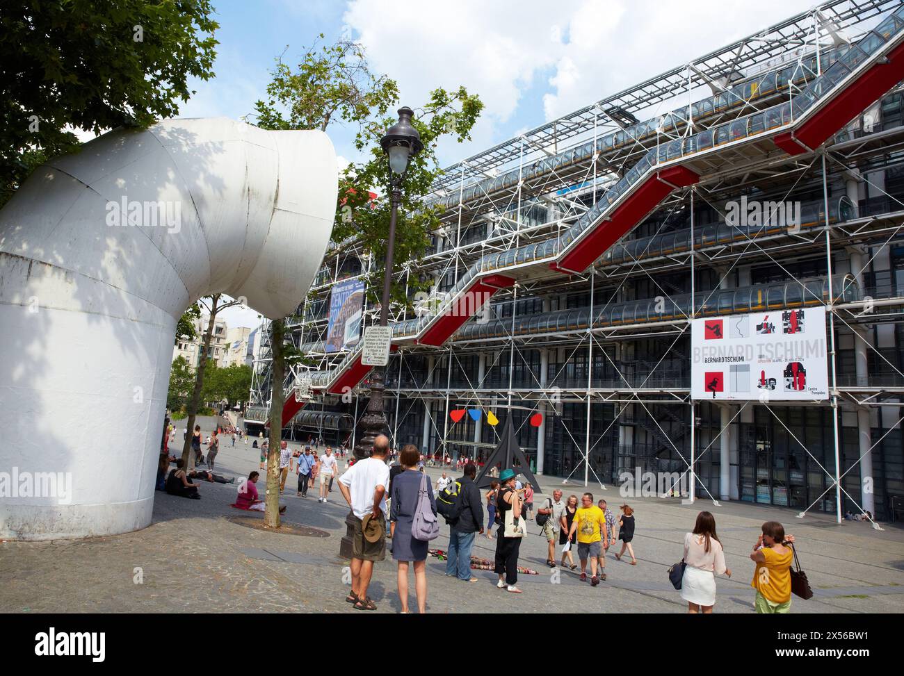 Centre George Pompidou. Musée National d'Art moderne. Paris. France. Banque D'Images
