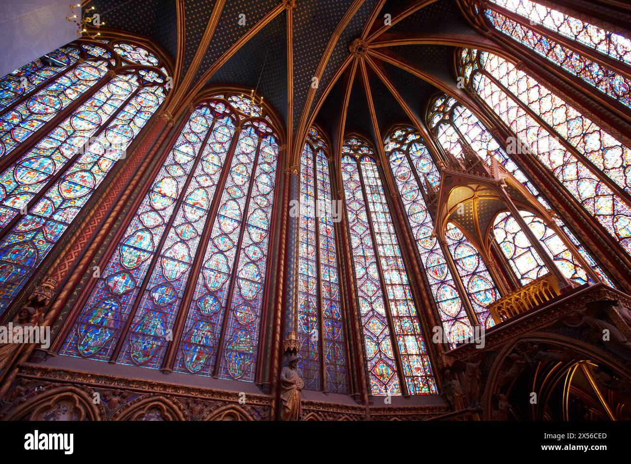 Sainte Chapelle. Paris. France. Banque D'Images