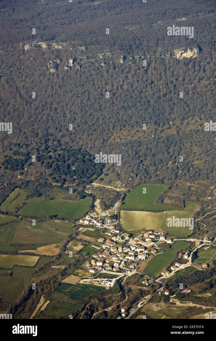 Baquedano, la Sierra de Urbasa, Navarre, Espagne Banque D'Images