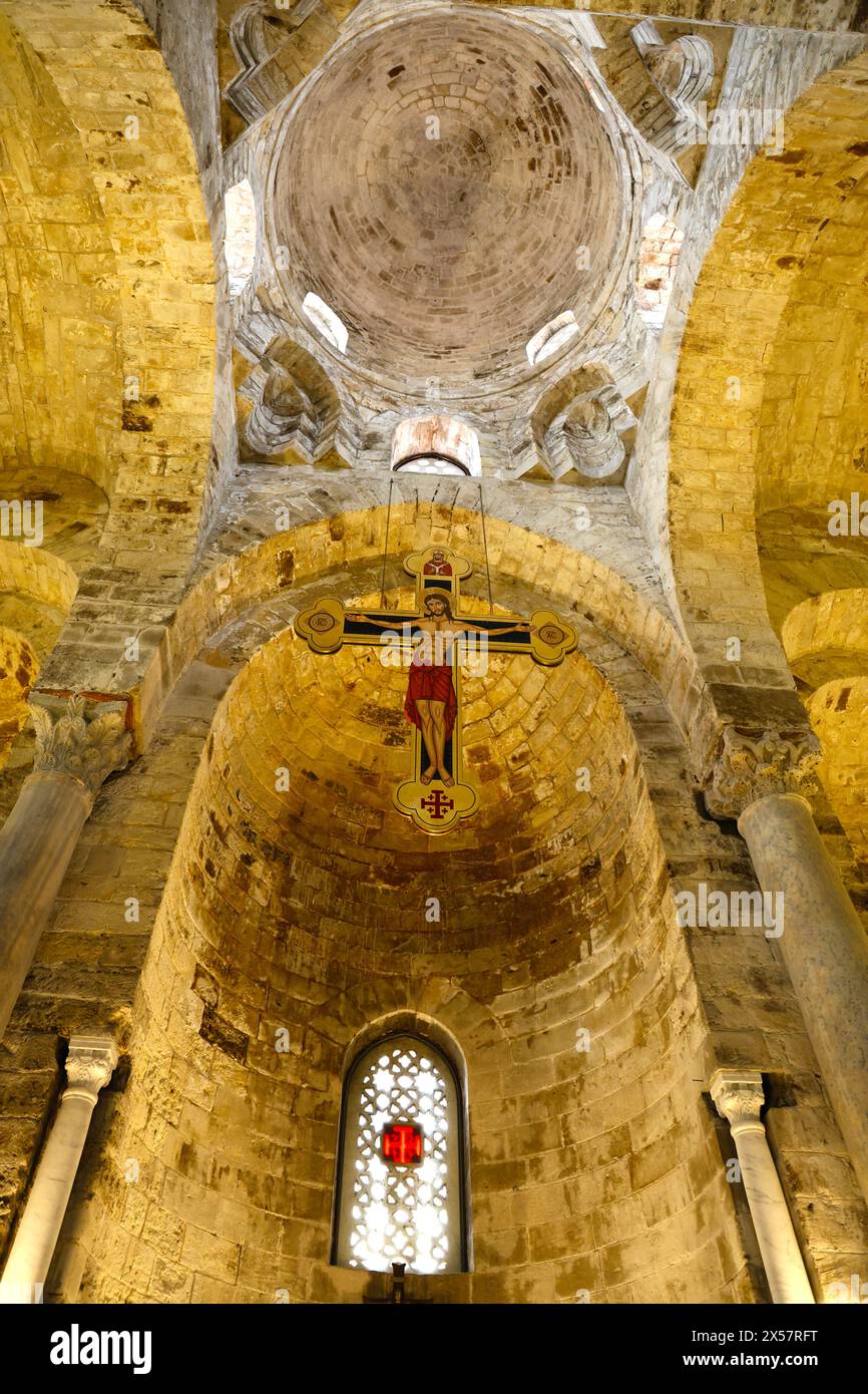 L'église de Saint Cataldo à Palerme Sicile Italie Banque D'Images