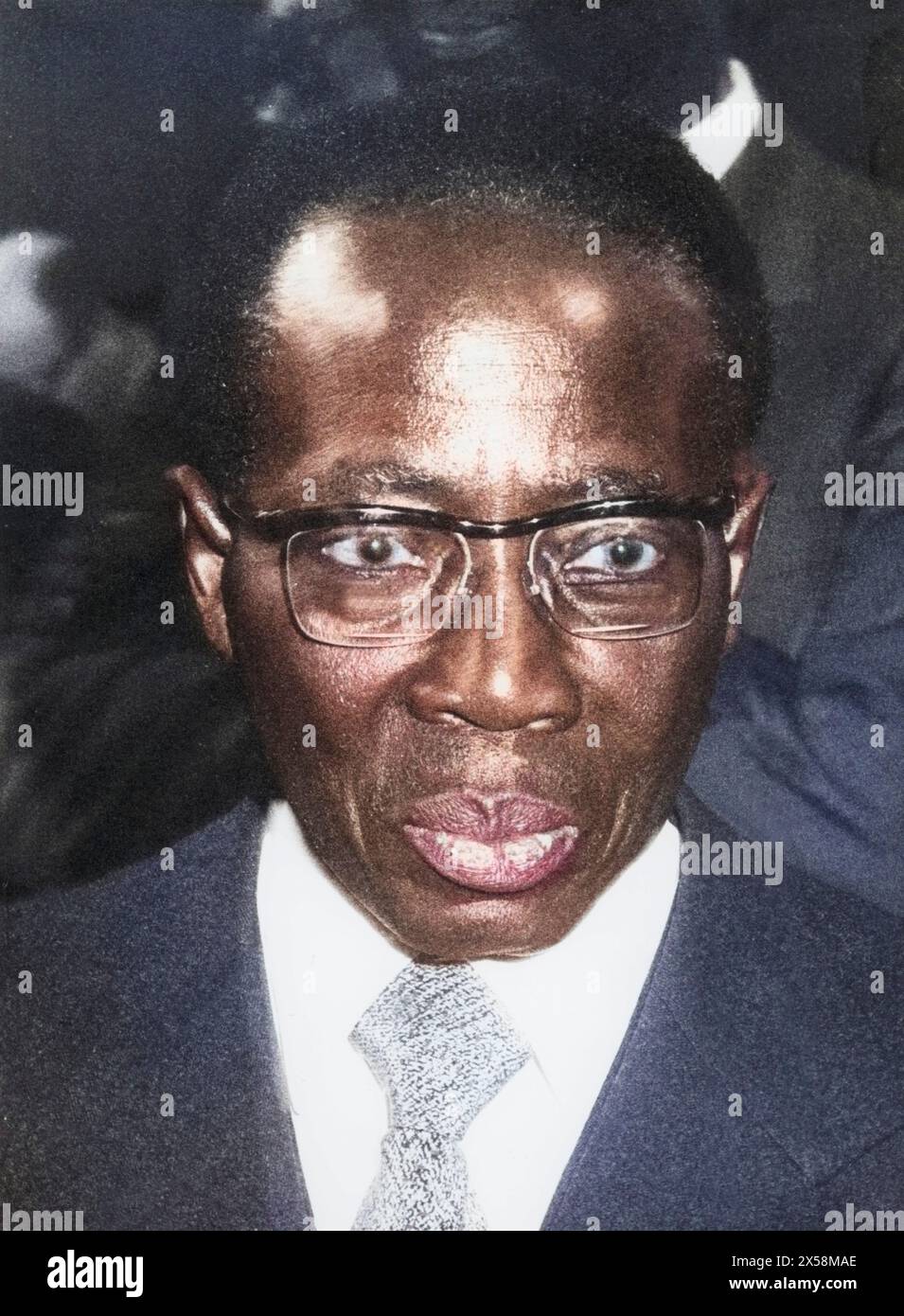 Senghor, Leopold SEDAR, 9.10.1906 - 20.12.2001, auteur / écrivain et homme politique sénégalais, ADDITIONAL-RIGHTS-LEARANCE-INFO-NOT-AVAILABLE Banque D'Images